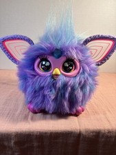 Furby Purple Plush Tie Dye Interactive Toy 2023 Glowing Ears, Working  Talking