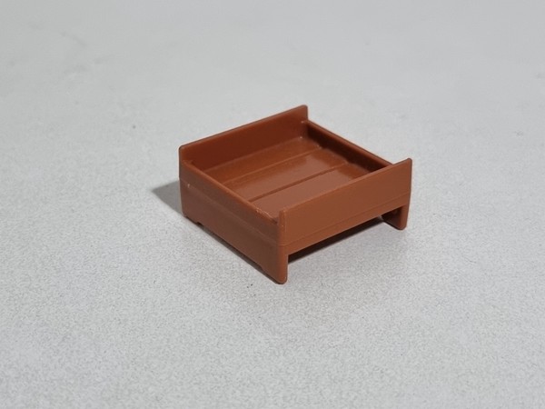 Fisher Price 942 943 944 Little People Pieza Marron Palet Deposito Madera Carga