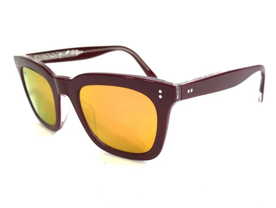Gafas de sol Maui Jim MJO2216-07F monturas rojas magenta brillantes con lentes naranja Maui Foto 4 de 4