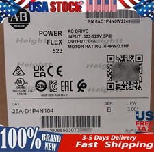 Allen-Bradley AB 25A-D1P4N104 /B PowerFlex 523 AC Drive 0.4kW 0.5HP NEW IN BOX