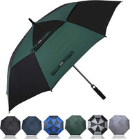 47/54/62/68 Inch Golf Umbrella Auto Open Windproof Umbrella Double Canopy