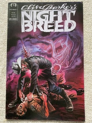 NIGHT BREED #3 Marvel Epic Comics CLIVE BARKER 1994 FN Mid Grade