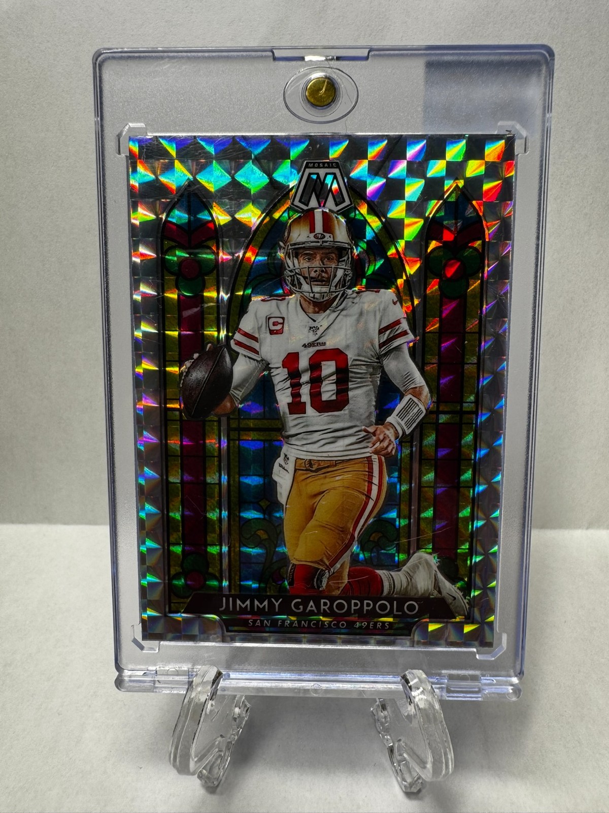 2020 Panini Mosaic Stained Glass Prizm Jimmy Garoppolo #SG9 CASE HIT!