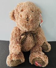 Dakin 18" Sitting Floppy Bear w/Bow Tie Soft Plush Stuffed Animal Corduroy Paws