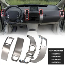 For 04-2009 Toyota Prius Set Car Center Inner A/C Dash Air Vent Cover Trim 4pc