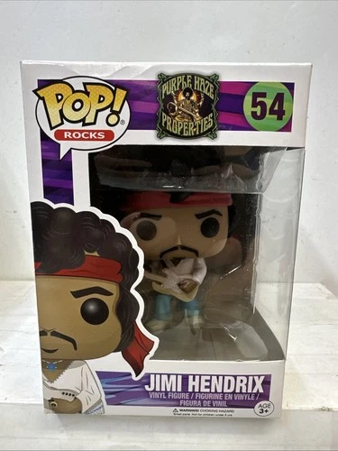 Funko Pop! Rocks Purple Haze Properties 54 Vinyl Figure Jimi Hendrix