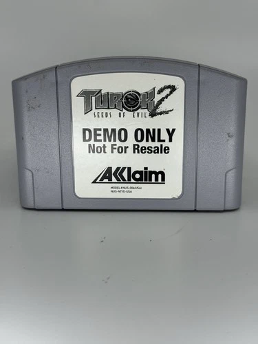 N64 Demo Turok 2: Seeds Of Evil  Nintendo 64 Not For Resale See Photos Authentic