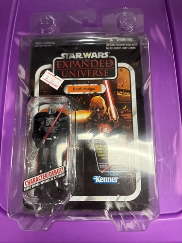 Star Wars Darth Malgus Expanded Universe Kenner NIB with display case