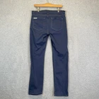 Blue Delta Jeans Men's 32x32 Dark Indigo Custom Made USA Straight Leg Denim