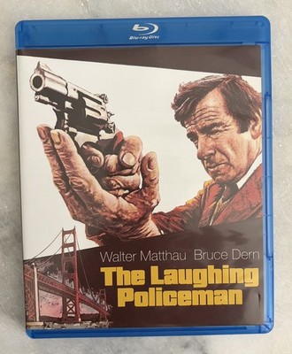 The Laughing Policeman (Blu-ray, 1973) Walter Matthau, Bruce Dern, Kino, OOP