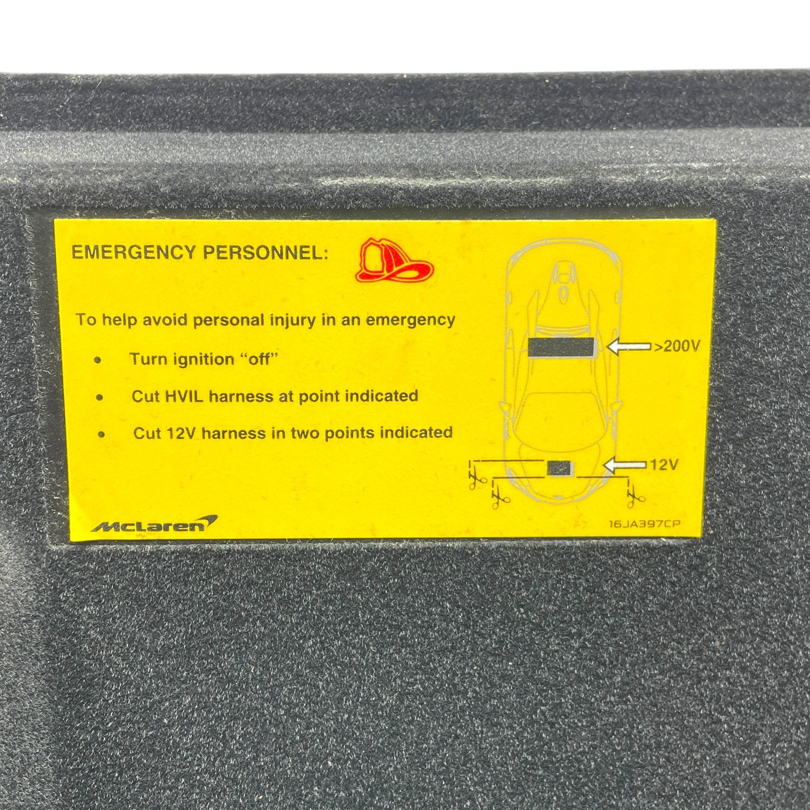 McLaren Artura 2022-2025 OEM Front Trunk Frunk Storage Tub Box 16AD561CP