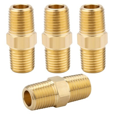 1/4 NPT x (O.D x O.D: 1/2'' x 1/2''), Size is the nominal pipe code, it does...