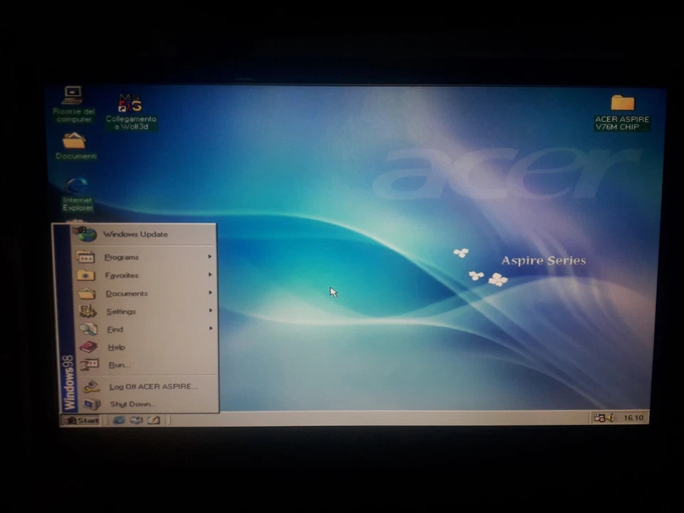 ACER ASPIRE V76M - CELERON 500 MHZ - WIN 98 - COME NUOVO - TESTATO FUNZIONANTE - Immagine 2 di 4