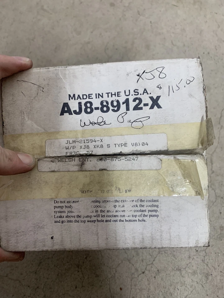 For S-type Super V8 Vanden Plas XF XJ8 Range Rover LR3 Engine Water Pump New - Image 3 of 4