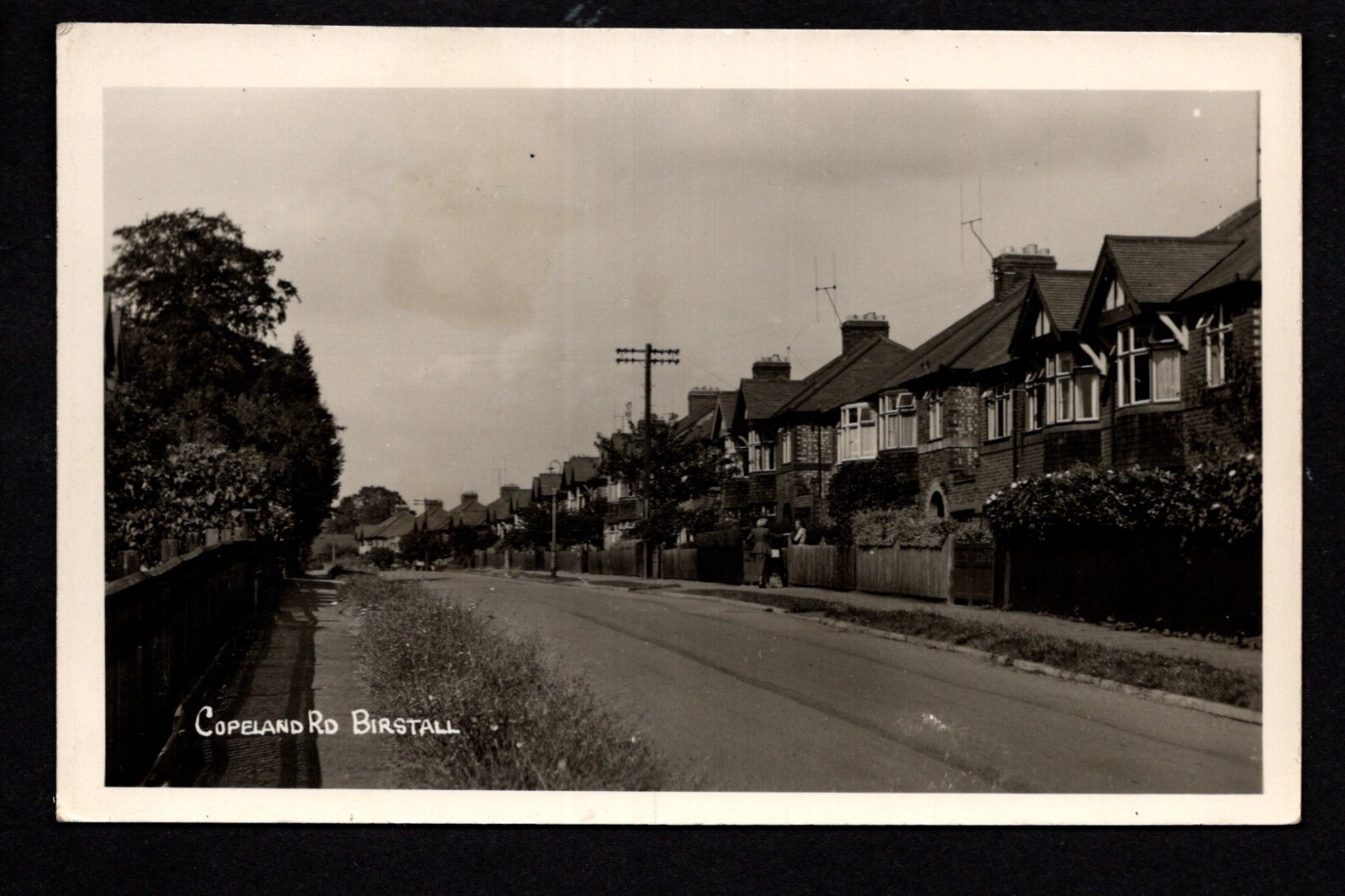 Birstall, Copeland Road near Leicester real photographic postcard eBay