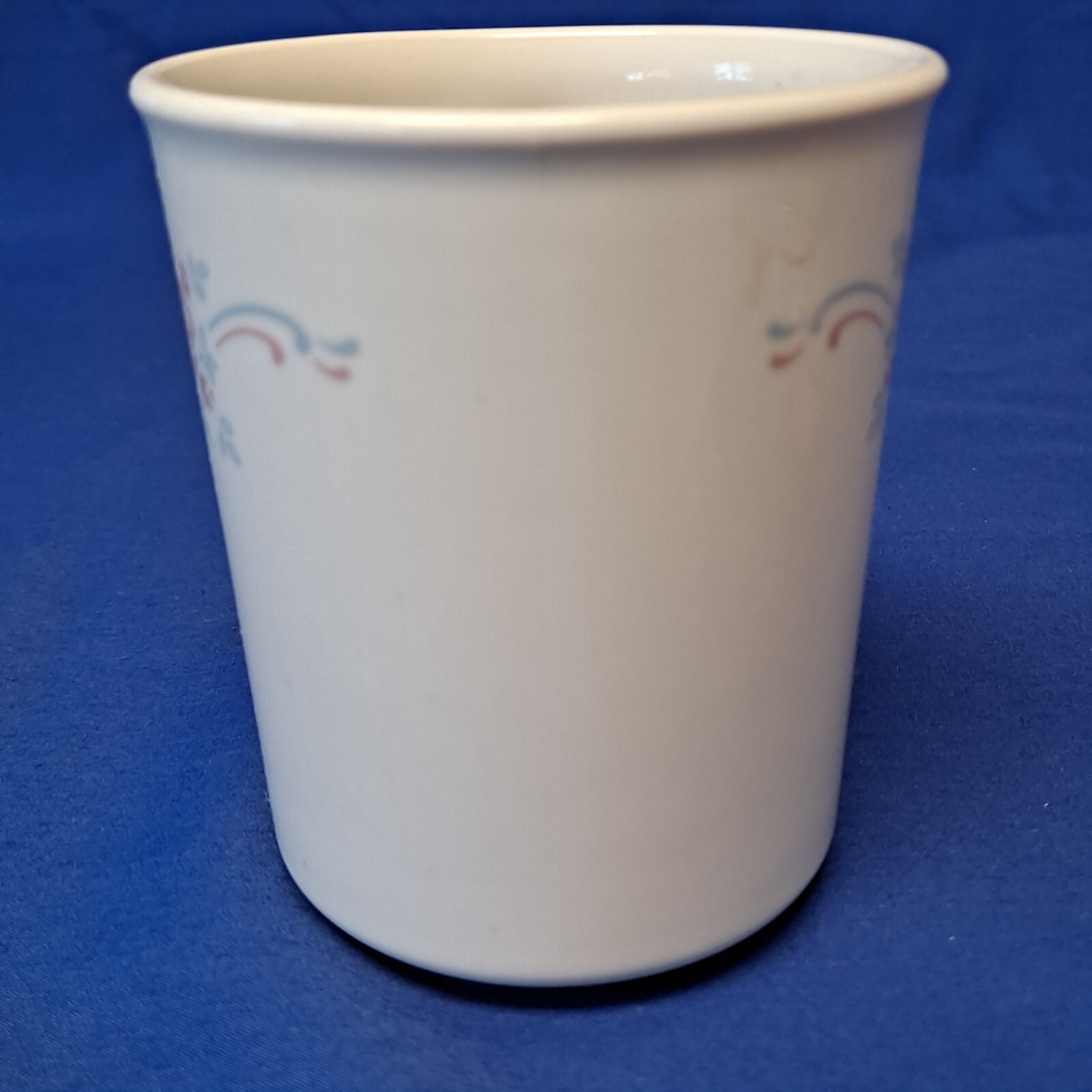 Vintage Corning Corelle ENGLISH BREAKFAST COFFEE MUG Tea Cup Stoneware Pink