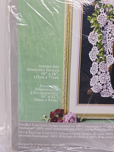 Rhythms in Lace Crewel Embroidery Kit Elsa Williams New Arleta Pech 00915 D39 - Picture 2 of 7