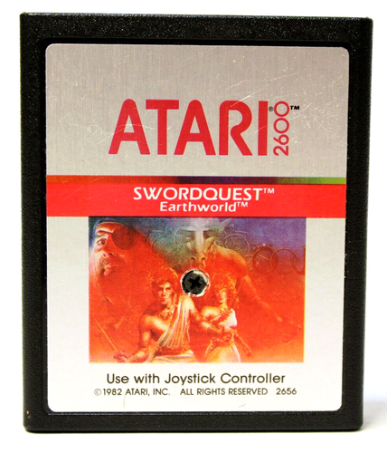 Swordquest Earthworld ATARI 2600 Game Cartridge - Picture 1 of 3