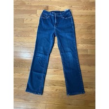 NYDJ Marilyn Straight Ankle Blue Jeans