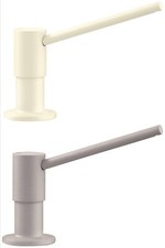 BLANCO Torre 10oz Deck Mount Kitchen Soap Dispenser, Biscuit or Concrete Grey