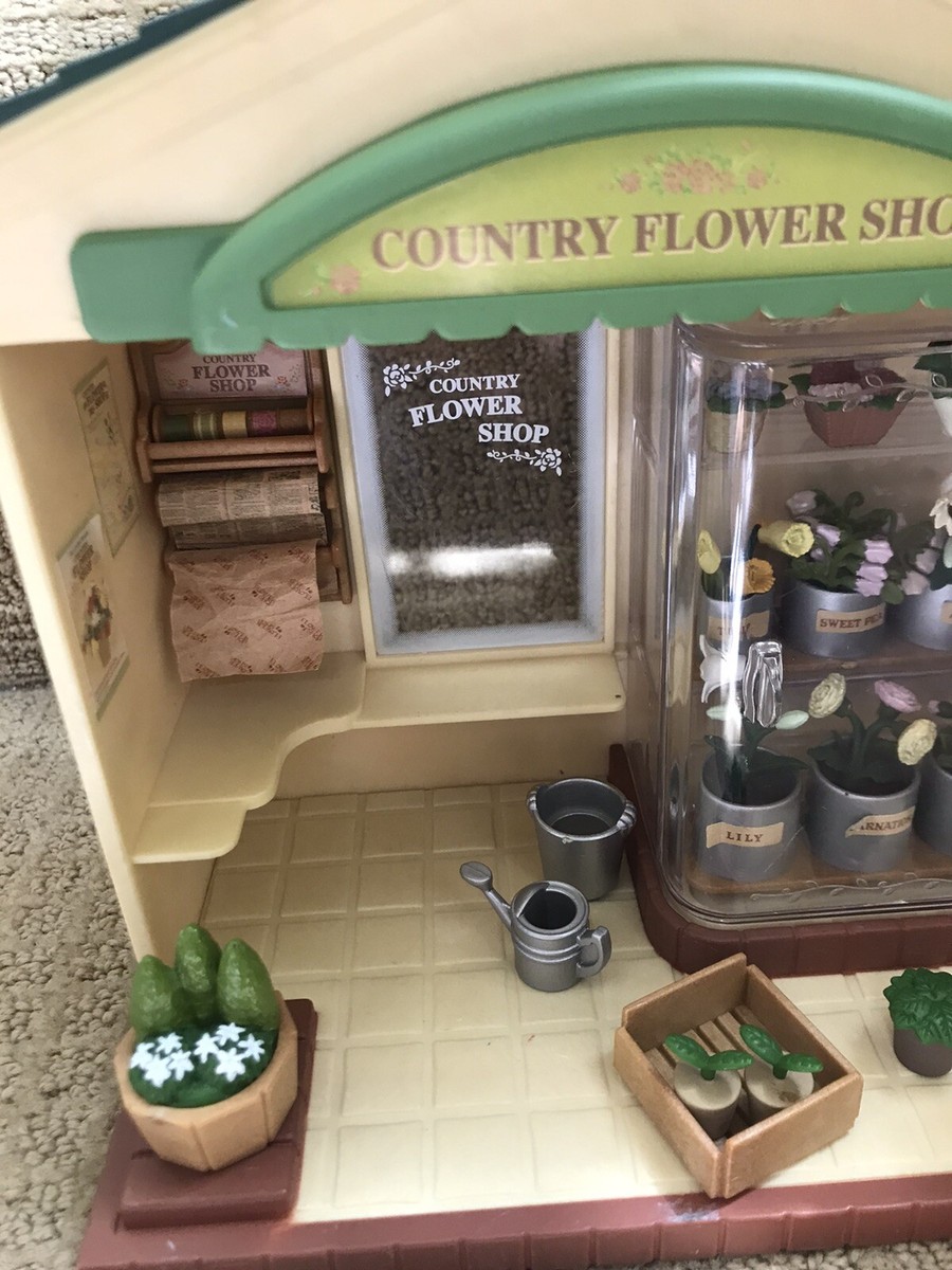 CALICO CRITTERS SYLVANIAN Families Town Flower Shop Set