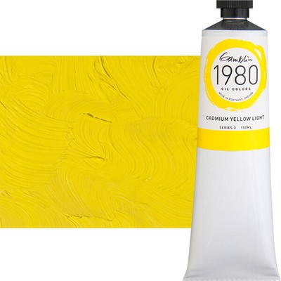 Gamblin artists Art sketching Oil cadmium Yellow Light 150ml (729911161708)