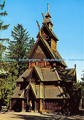 D173564 Oslo. Stabkirche von Gol. Mittet. H.G. Offset