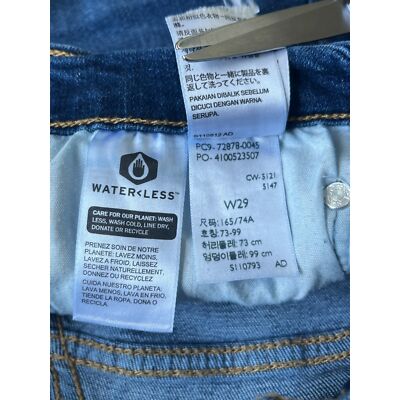 その他 Y Levi's High Rise Cutoff Jean Shorts Womens 29 Medium Wash Boho