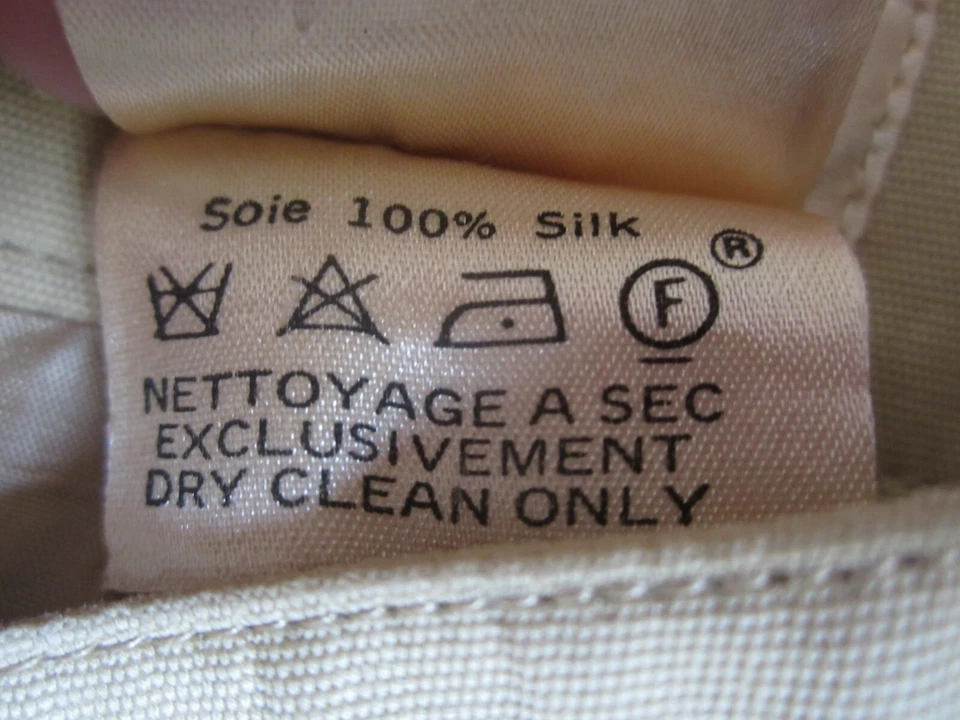 Pantalones de montar de colección Hermes Paris para mujer S beige algodón seda ribete cintura 27" Foto 4 de 4