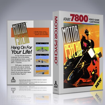 Atari 7800 UCG - NO GAME - Motor Psycho