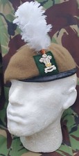 Royal welsh Regiment Small Crown Beret, Cap Badge & Hackle New All Sizes