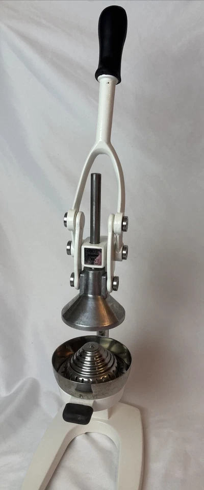 Exprimidor blanco Focus Foodservice NSF 97332 grado comercial prensa de jugos de alta resistencia Foto 4 de 4