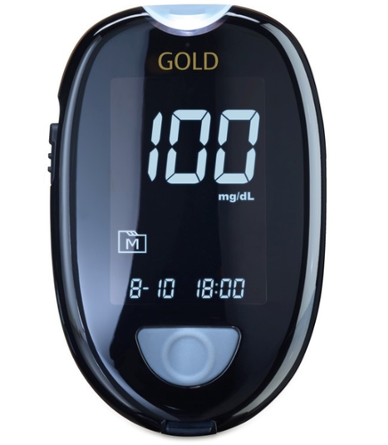 Aktivmed GlucoCheck GOLD mg/dl Blutzuckermessgerät 1 Set, Testgerät Bliutzucker - Bild 2 von 7