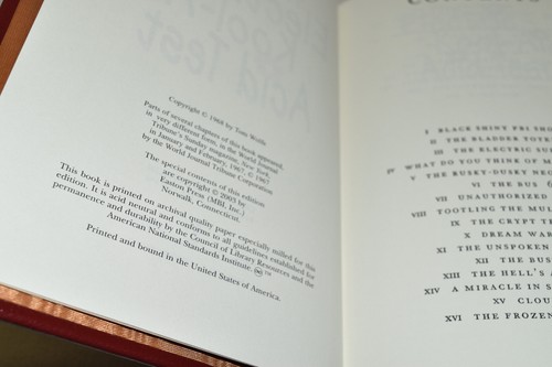 Easton Press 3V BONFIRE VANITIES RIGHT STUFF KOOL-AIDE Tom Wolfe LEATHER FINE/OP - Picture 10 of 14