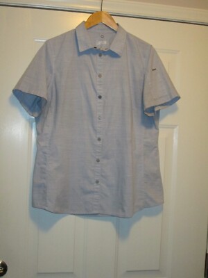 Chef Works Urban Collection Snap Front Women's Shirt LG Short Sleeve