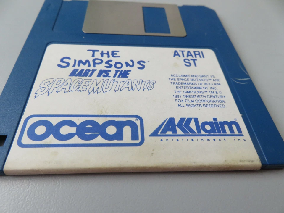 Juego ATARI ST - Los SIMPSONS - BART vs. Los MUTANTES (1991) Floppy Ocean - Imagen 2 de 4