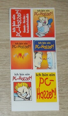 Old Sticker | Sticker I'm a PC Hater Sticker Sheet Anti Computer