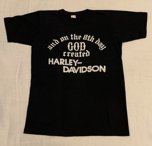 Vintage 80 S On The 8th Day God Created Harley Davidson Brooklyn New York Ebay