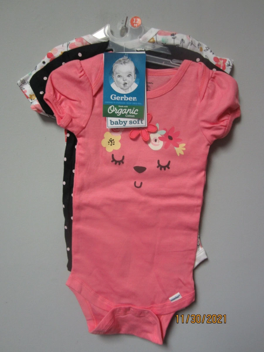 Gerber organic cotton baby clothes top