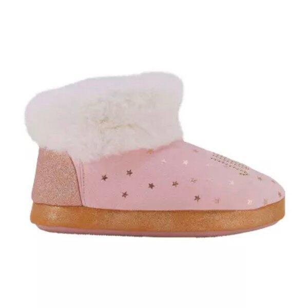 PANTOFOLA D’ORO Pantofole Juicy Couture Tulare per ragazze taglia 13 1 2 3 oro rosa nuove in scatola
