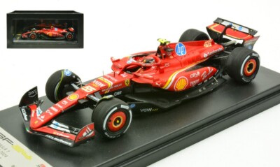Model Car Formula 1 F1 Scale 1:43 Looksmart Ferrari SF-24 N.55 3rd Mona...