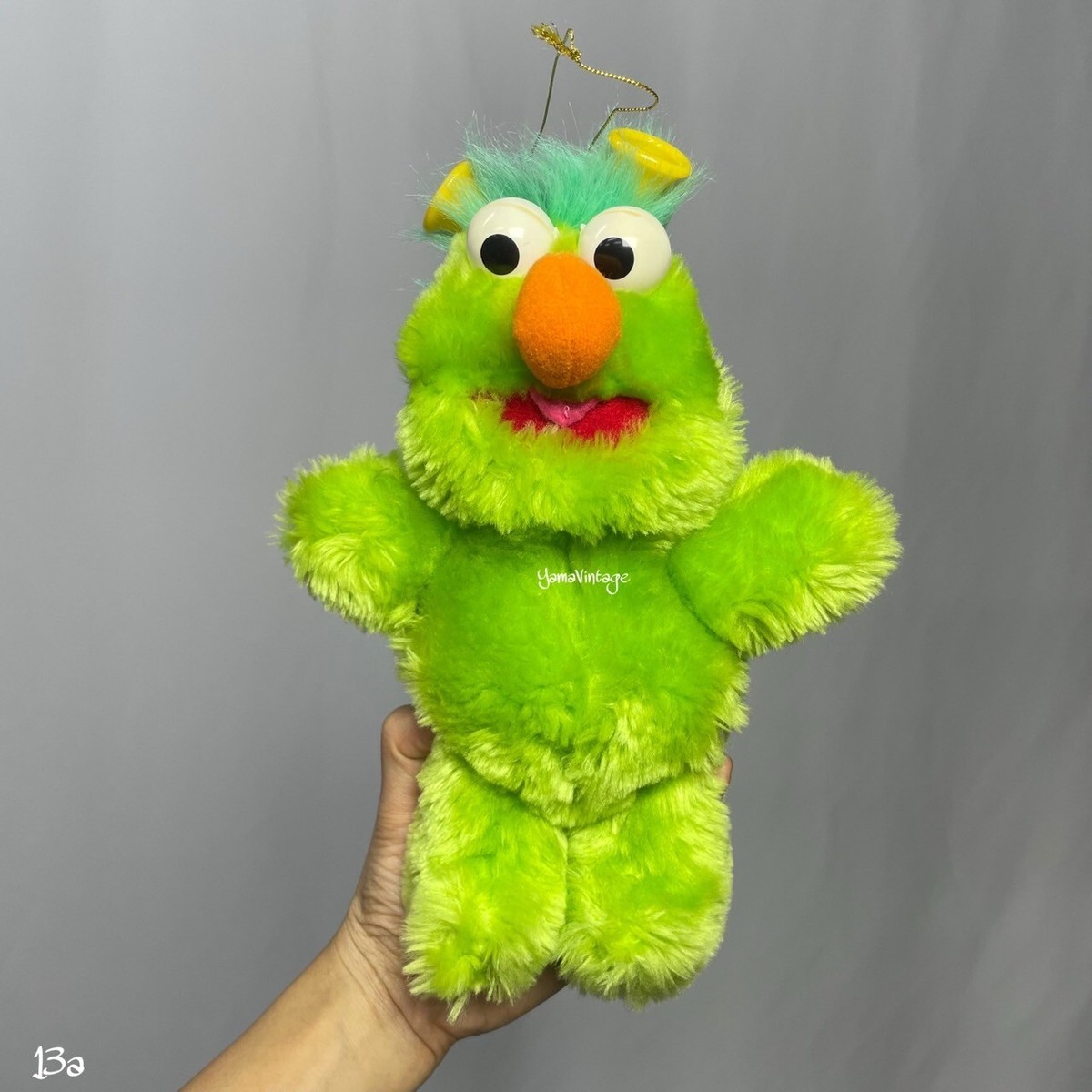 【SESAME STREET】ホンカーぬいぐるみ/グリーン☆90'Sヴィンテージ Vintage SESAME STREET Mr. Honker Plush 9.5