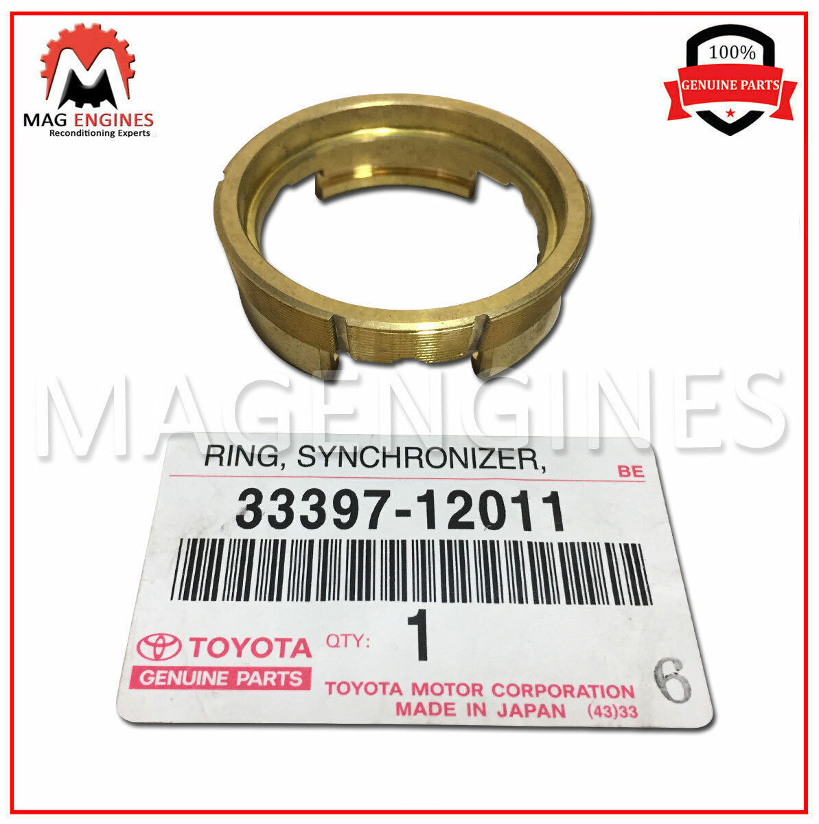 33397-12011 GENUINE OEM SYNCHRONIZER RING, INNER NO.5 3339712011