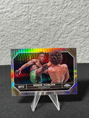 Réfracteur à prisme base UFC chromé 2024 Topps 1 - 200 - COMPLÉTEZ VOTRE SET - PYC - Photo 216/237