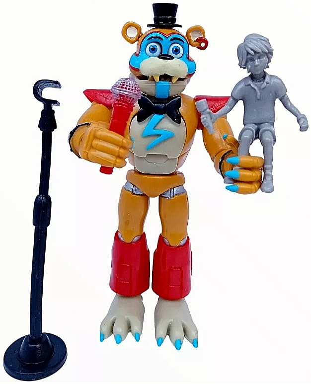 GLAMROCK FREDDY FAZBEAR figure 8 FNAF Five Nights at Freddy's