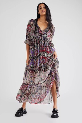 Free People Carmella Maxi Dress Size XS - New | eBay