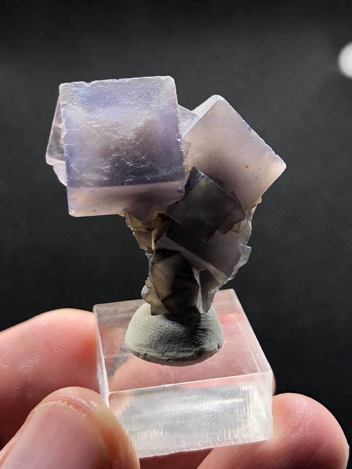 Natural Cubic Fluorite Crystal Specimen from Pakistan Mineral Collection