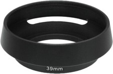 39mm Lens Hood Shade vented metal threaded double for Fujifilm Leica