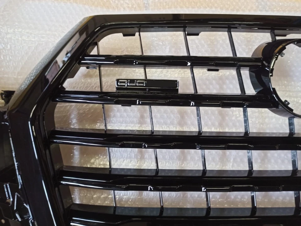 Para Audi Q7 4M 2016+ Parrilla Radiador Rejilla Delantera en SQ7 look negro negro - Imagen 3 de 4