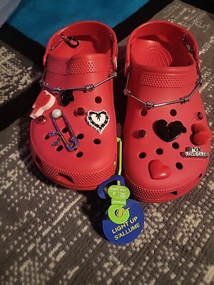Karol G x Crocs Red Clogs Mens 12 Brand New With Tags NWT Karol G x Crocs Collab Classic Clog Mens 10 / Women main image 3